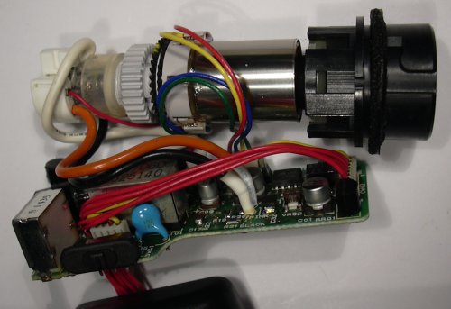L'electronique du viseur est tout à fait classique.
