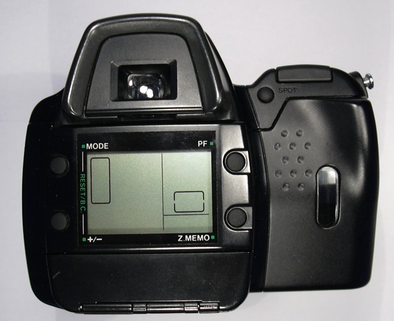 Ici l'écran LCD de contrôle.